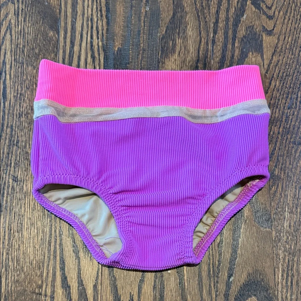 Purple and Pink Kids Dance Bottoms